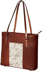 Maison Cowhide Tote — Édition de Luxe | حقيبة يد جلدية فاخرة