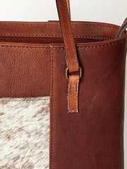 Maison Cowhide Tote — Édition de Luxe | حقيبة يد جلدية فاخرة