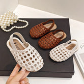 Heritage Woven Kids Sandals — Élégance | صندل أطفال مجدول فاخر
