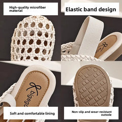 Heritage Woven Kids Sandals — Élégance | صندل أطفال مجدول فاخر