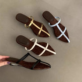 Pointe Glam Slides — Luxe Édition | شبشب نسائي بمقدمة مدببة الفاخر