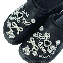 Crown Butterfly Charm Set 20pcs — Luxe Édition | طقم زينة أحذية تاج وفراشة الفاخر 20 قطعة