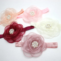 Blossom Pearl Headband — Luxe Edition | عصبة شعر لؤلؤ وزهور فاخرة