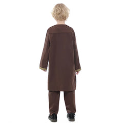 Nour Kids Thobe Set — Luxe Édition | طقم ثوب أطفال مسلمين فاخر