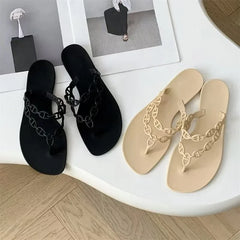 Ribbon Crystal Bow Sandals — Élégance | صندل بفيونكة كريستال فاخر