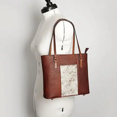 Maison Cowhide Tote — Édition de Luxe | حقيبة يد جلدية فاخرة