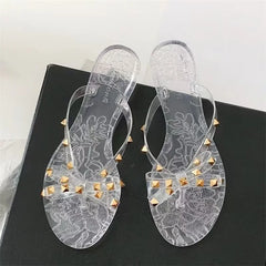 Ribbon Crystal Bow Sandals — Élégance | صندل بفيونكة كريستال فاخر