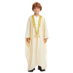 Nour Junior Thobe — Luxe Édition | ثوب أطفال سعودي كلاسيكي فاخر