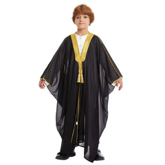 Nour Junior Thobe — Luxe Édition | ثوب أطفال سعودي كلاسيكي فاخر