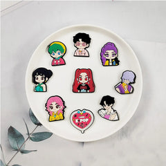 K-Glam Shoe Charms Set 23pcs — Élégance | طقم زينة أحذية كيبوب فاخر 23 قطعة