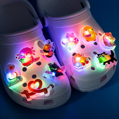 Glow LED Shoe Charms Set — Élite Édition | طقم زينة أحذية مضيئة فاخر