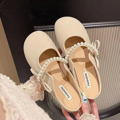 Velvet Half Step Slipper — Élégance Édition | شبشب نصفي ناعم فاخر للنساء