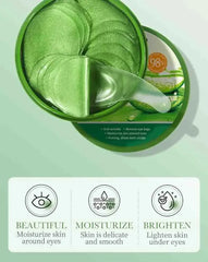 Aloe Petal Eye Masks — Luxe Édition | أقنعة عيون بالصبار والكولاجين الفاخرة