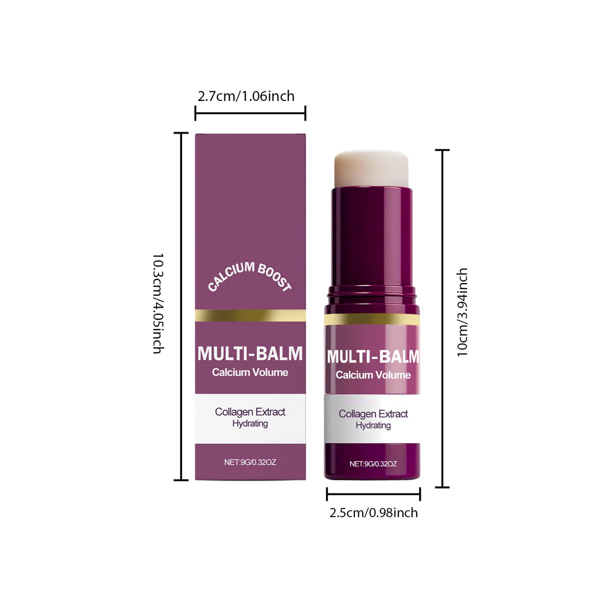 Radiance Collagen Balm Stick — Luxe Édition | عصا بلسم الكولاجين المضيئة الفاخرة