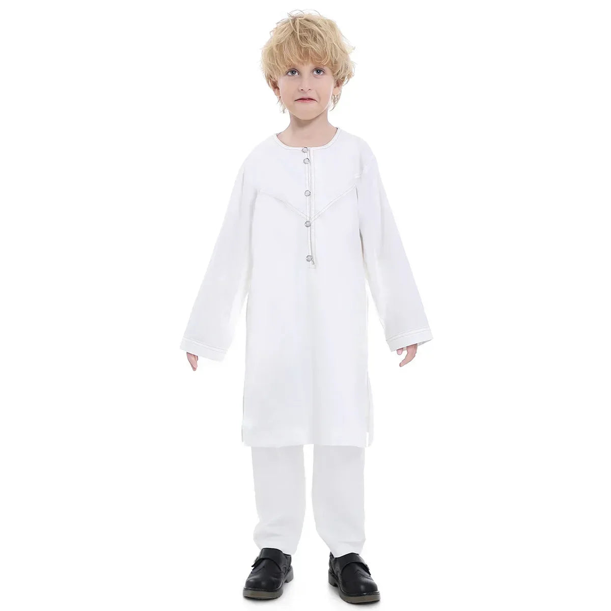 Nour Kids Thobe Set — Luxe Édition | طقم ثوب أطفال مسلمين فاخر